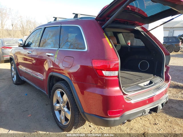 2012 JEEP GRAND CHEROKEE OVERLAND VIN: 1C4RJFCT4CC287701