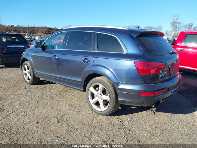 2013 AUDI Q7 3.0T S LINE PRESTIGE VIN: WA1DGAFE5DD006004