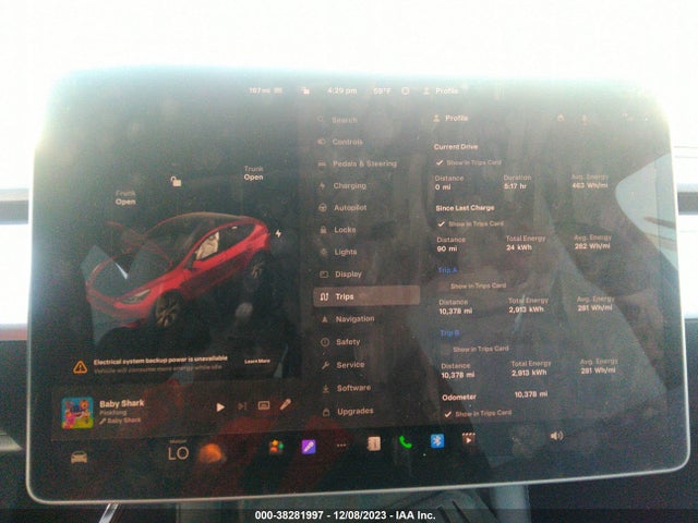7SAYGDEE8PF629207 Tesla Model Y
