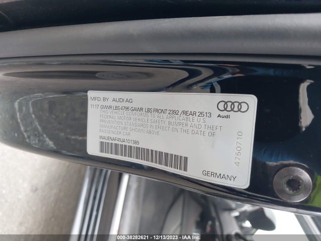 WAUENAF49JA101389 Audi A4 2.0t Premium/2.0t Tech Premium