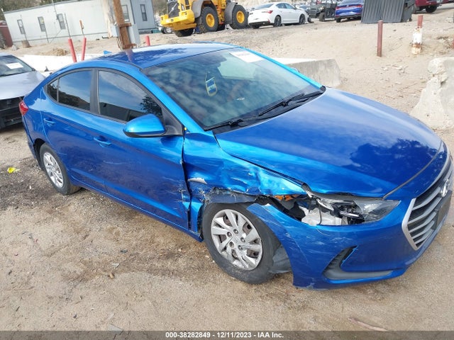 2017 HYUNDAI ELANTRA SE VIN: 5NPD74LF5HH203016