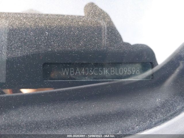 WBA4J3C51KBL09598 BMW 430xi Gran Coupe