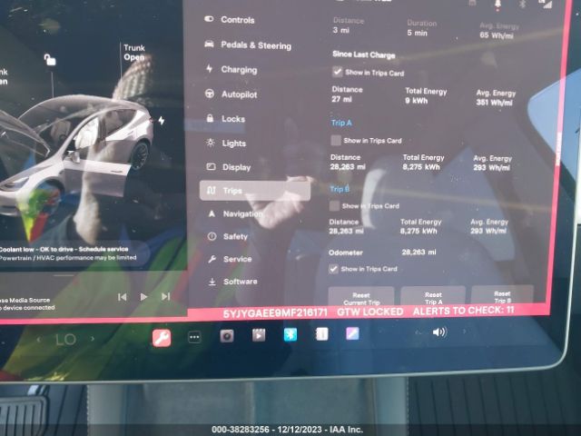 2021 TESLA MODEL Y 5YJYGAEE9MF216171 Photo 6