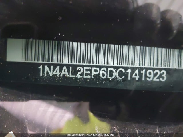 2013 NISSAN ALTIMA 2.5 S VIN: 1N4AL2EP6DC141923
