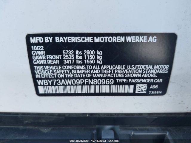 WBY73AW09PFN80969 BMW I4 Edrive40