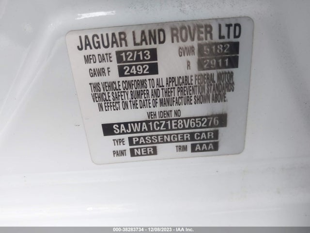 2014 JAGUAR XJ SAJWA1CZ1E8V65276 Photo 8