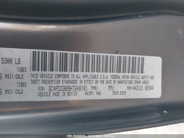 3C4PDCBB9HT648101 Dodge Journey Sxt