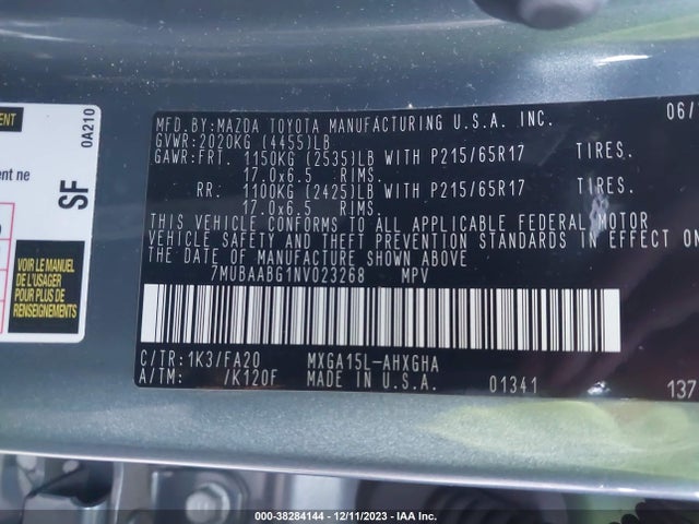 Toyota Corolla Cross Le 2022 7MUBAABG1NV023268 Image 9