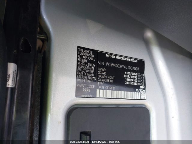 W1W40CHY4LT037007 Mercedes-Benz Sprinter 2500 High Roof I4