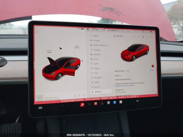 5YJ3E1EA8PF518701 Tesla MODEL 3