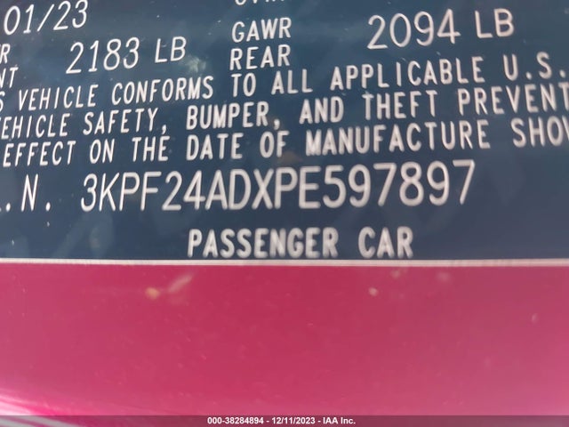 KIA Forte Lxs 2023 3KPF24ADXPE597897 Image 9