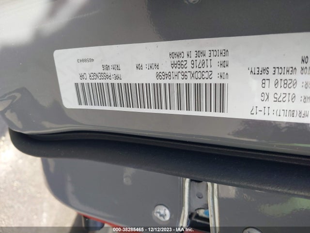 Dodge Charger Srt Hellcat Rwd 2018 2C3CDXL96JH184690 Image 9