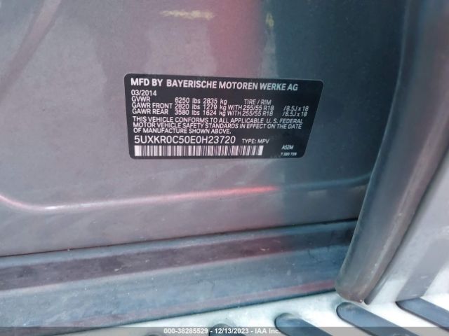 5UXKR0C50E0H23720 BMW X5 Xdrive35i
