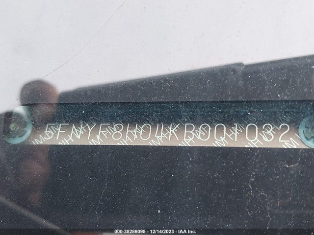 Honda Passport Elite 2019 5FNYF8H04KB001032 Image 9