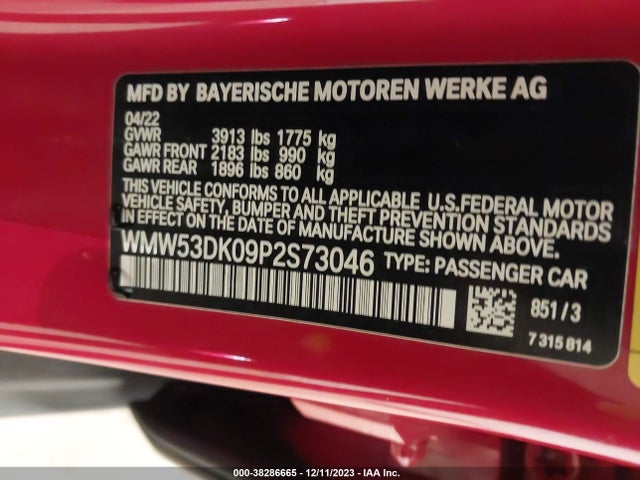 2023 MINI HARDTOP WMW53DK09P2S73046 Photo 8