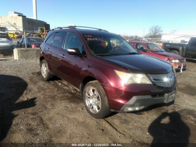 Auction sale of the 2007 Acura Mdx Tech Pkg, vin: 2HNYD28377H500948, lot number: 38287132