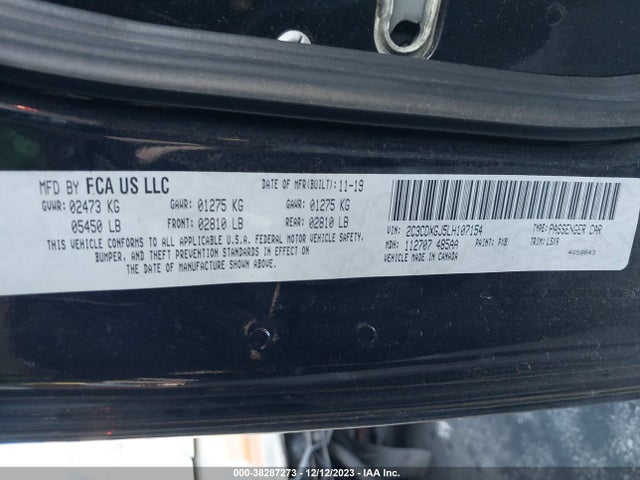 Dodge Charger Scat Pack Rwd 2020 2C3CDXGJ5LH107154 Image 9