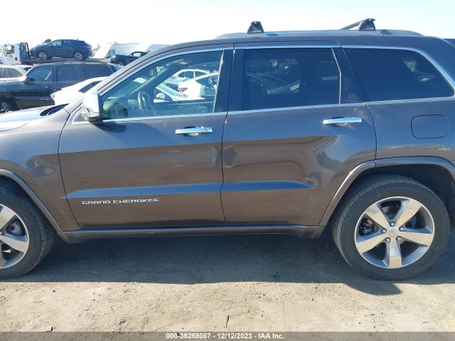 2014 JEEP GRAND CHEROKEE OVERLAND VIN: 1C4RJFCG9EC272293
