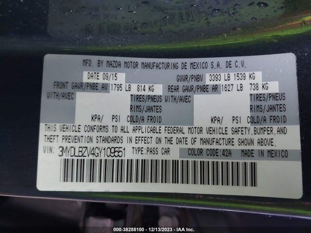 Scion IA 2016 3MYDLBZV4GY109551 Image 9
