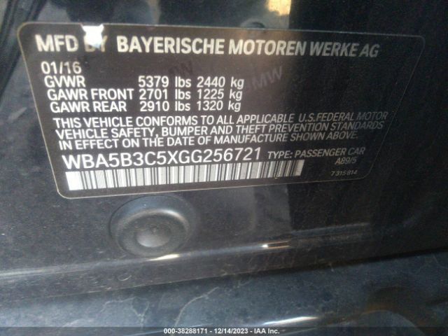 WBA5B3C5XGG256721 BMW 535i Xdrive