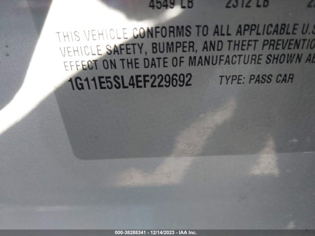 Chevrolet MALIBU 2LT 2014 1G11E5SL4EF229692 Image 9