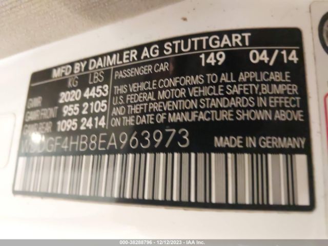 WDDGF4HB8EA963973 Mercedes-Benz C 250 Luxury/sport