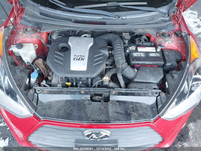 2013 HYUNDAI VELOSTER TURBO W/BLACK VIN: KMHTC6AE8DU118244