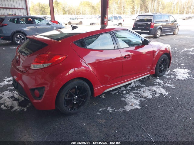 2013 HYUNDAI VELOSTER TURBO W/BLACK VIN: KMHTC6AE8DU118244