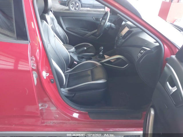 2013 HYUNDAI VELOSTER TURBO W/BLACK VIN: KMHTC6AE8DU118244