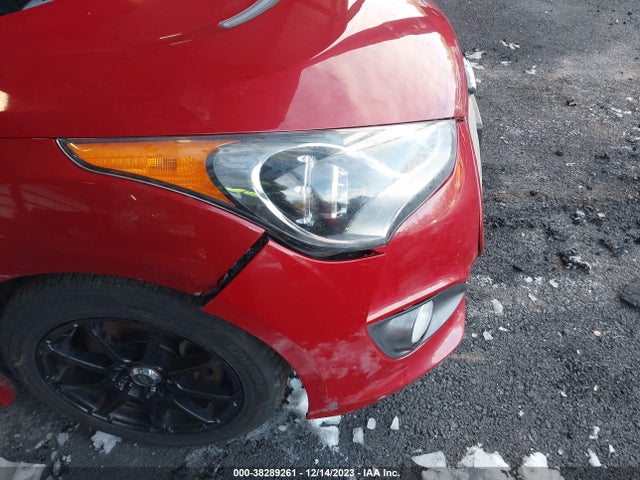 2013 HYUNDAI VELOSTER TURBO W/BLACK VIN: KMHTC6AE8DU118244