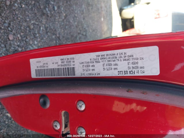 2015 DODGE CHALLENGER SXT PLUS OR R/T PLUS VIN: 2C3CDZBG9FH901442