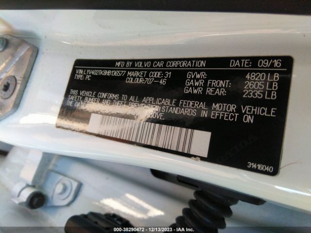 LYV402TK8HB136577 Volvo S60 Inscription T5