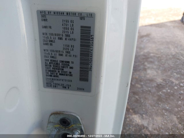 Nissan Nv200 S 2015 3N6CM0KNXFK731589 Image 9