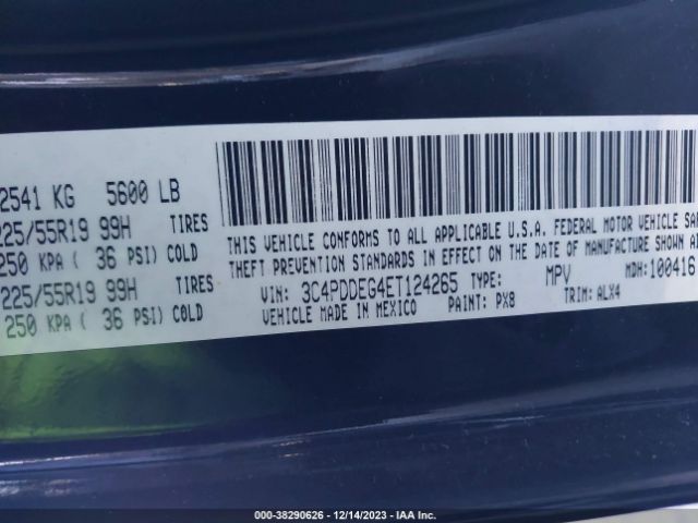 2014 DODGE JOURNEY 3C4PDDEG4ET124265 Photo 8