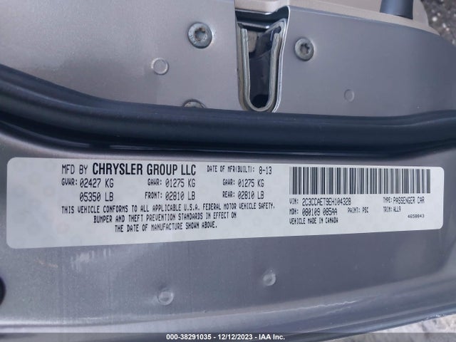 2C3CCAET9EH104328 Chrysler 300C