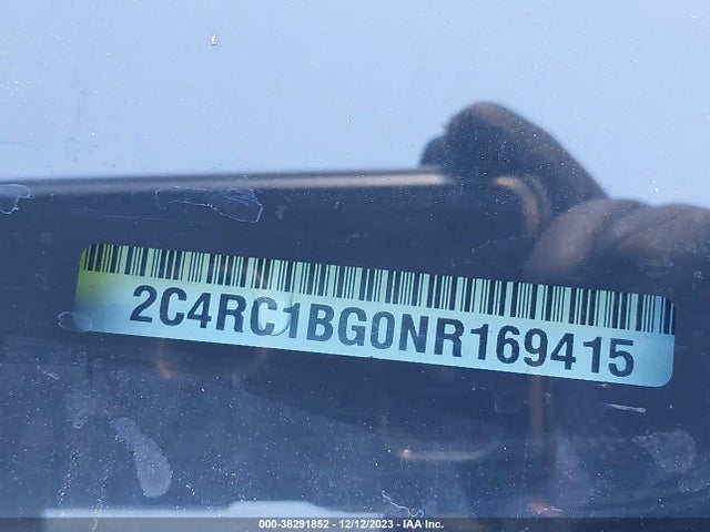 Chrysler Pacifica Touring L 2022 2C4RC1BG0NR169415 Image 9