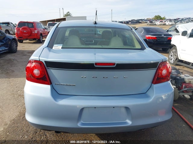 2013 DODGE AVENGER SE VIN: 1C3CDZAG3DN771826