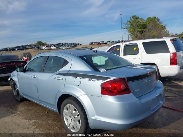 2013 DODGE AVENGER SE VIN: 1C3CDZAG3DN771826