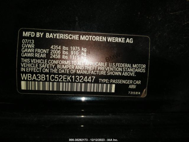 WBA3B1C52EK132447 BMW 320i