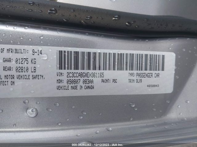 2C3CCABGXEH361165 Chrysler 300 S