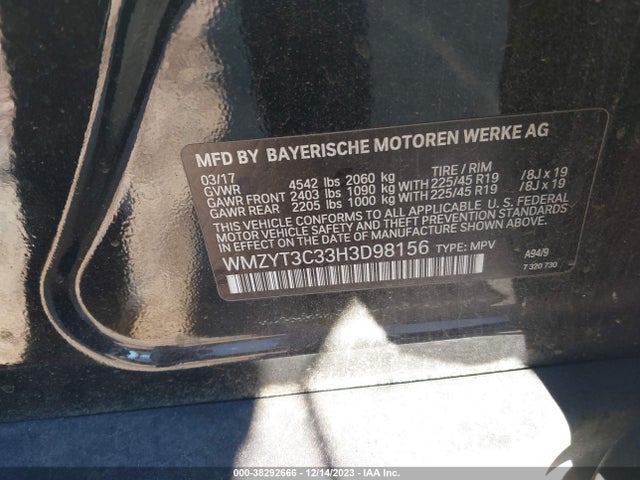 2017 MINI COUNTRYMAN WMZYT3C33H3D98156 Photo 8