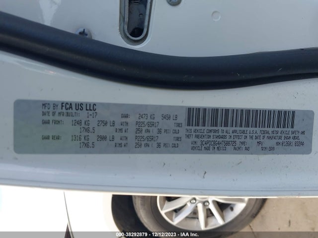 Dodge Journey Sxt 2017 3C4PDCBG4HT588725 Image 9