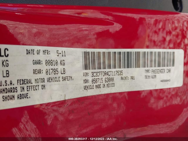 2012 FIAT 500C 3C3CFFDR4CT117535 Photo 8