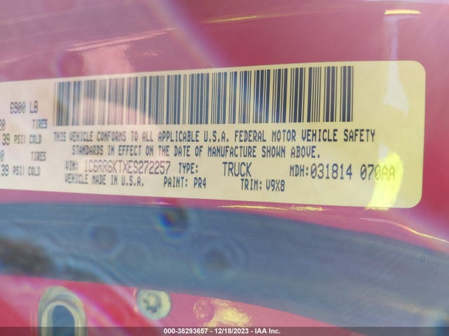 RAM 1500 Express 2014 1C6RR6KTXES272257 Image 9