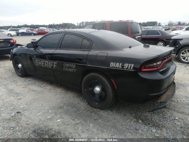 2018 DODGE CHARGER POLICE RWD VIN: 2C3CDXAT8JH180669