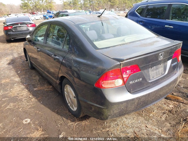 2008 HONDA CIVIC HYBRID VIN: JHMFA36208S019289