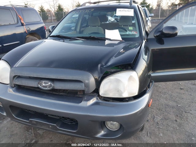 2005 HYUNDAI SANTA FE GLS VIN: KM8SC13D25U935200