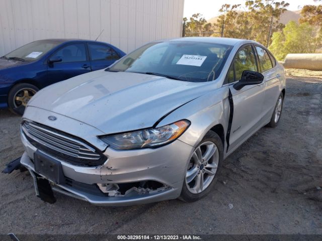 2018 FORD FUSION HYBRID 3FA6P0LUXJR154405 Photo 1