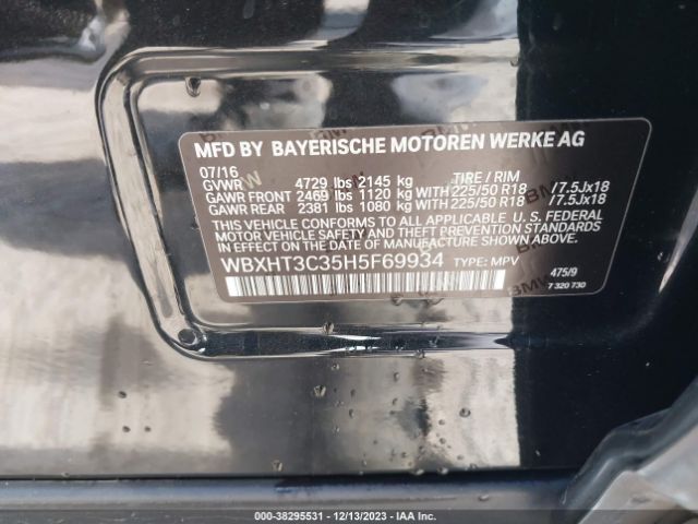 WBXHT3C35H5F69934 BMW X1 Xdrive28i