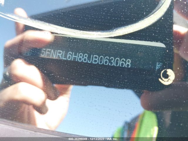 5FNRL6H88JB063068 Honda Odyssey Touring